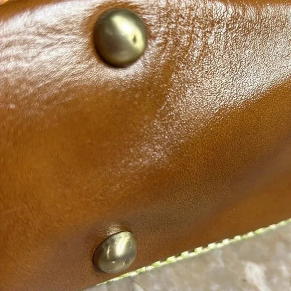 Patricia Nash satchel,purse,Laureana.Coral  multi Spanish ,woven,zig zag,boho - Picture 13 of 15